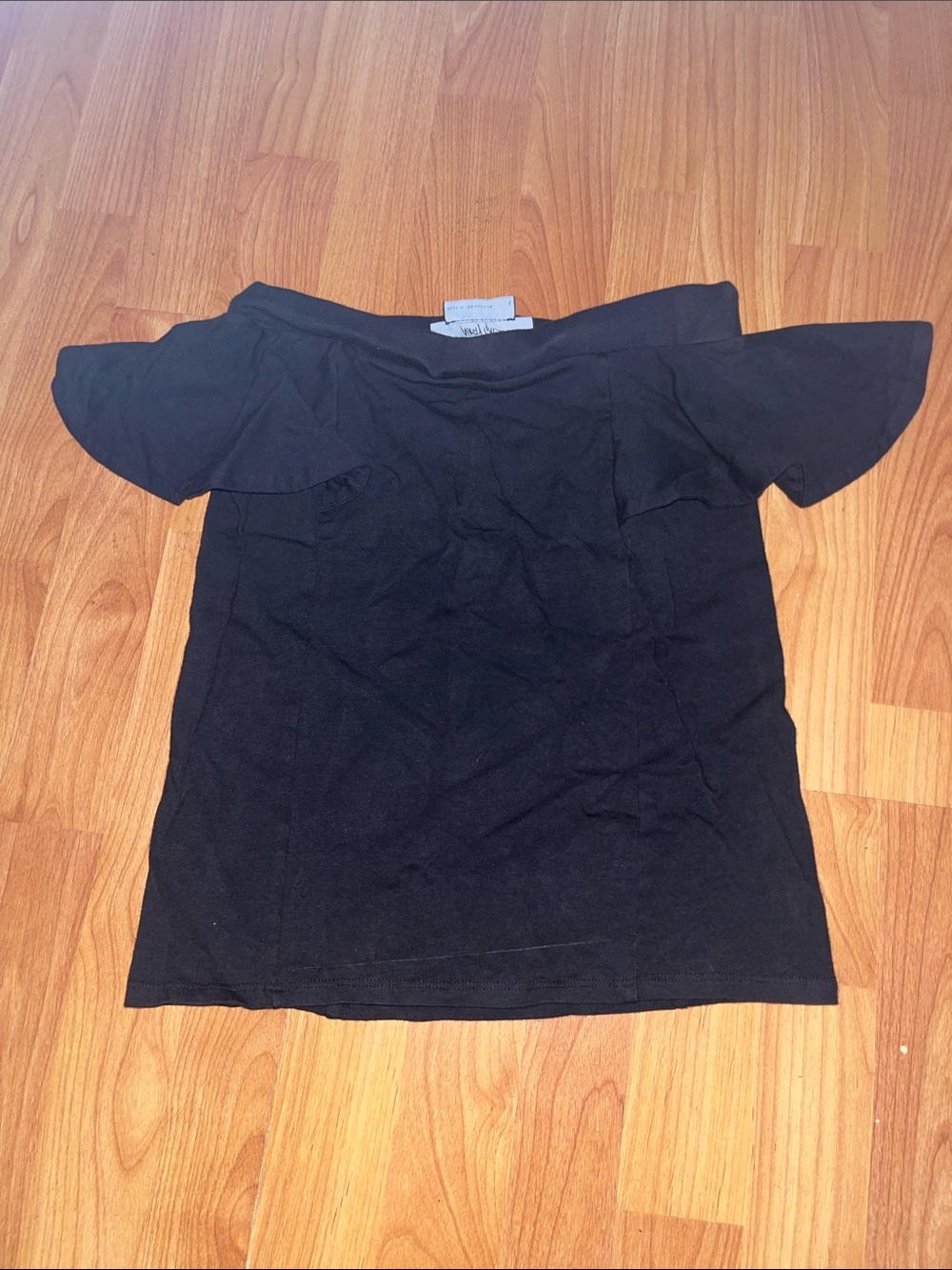 Nasty Gal Black Skirt w/ Peplum Sides